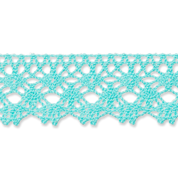 lace 24mm turquoise green