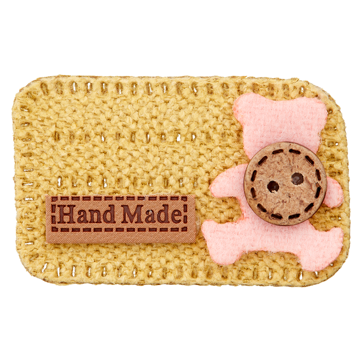 Accessory Rectangle, Teddy, Hand Made