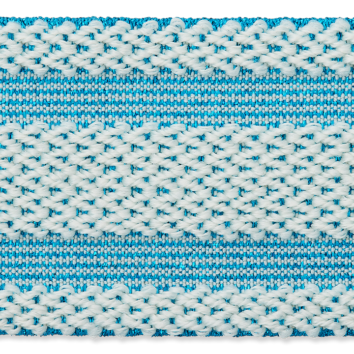ruban élastique 50mm bleu