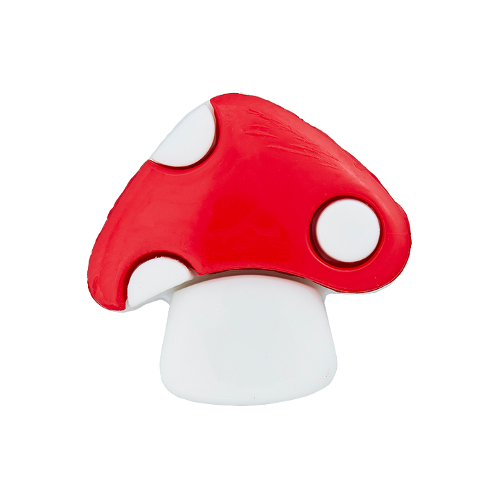 Polyester button Fly Agaric 22mm red
