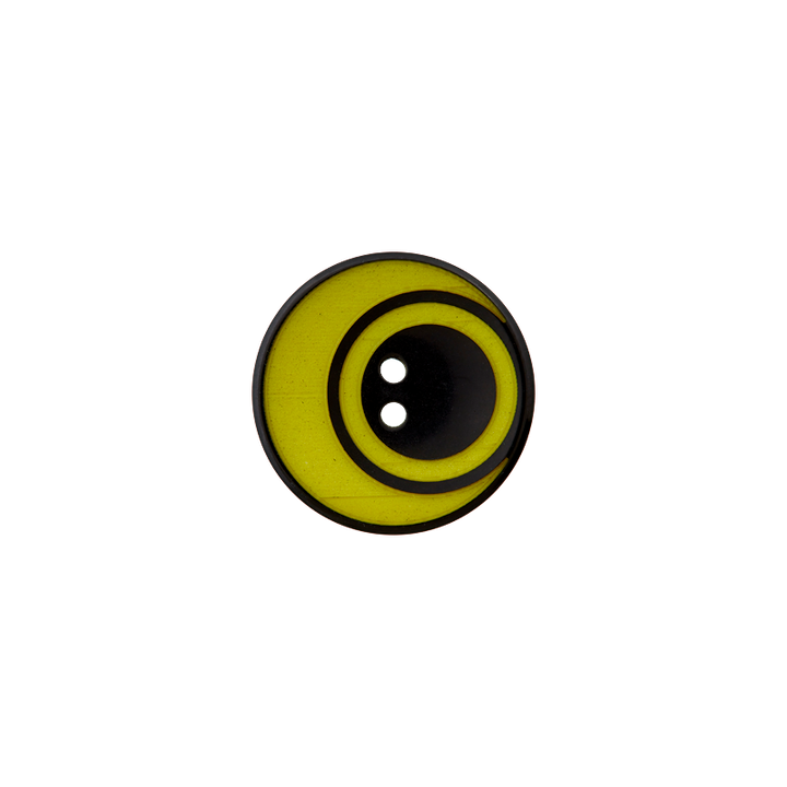 Polyesterknopf 2-Loch, 18mm, hellgrün
