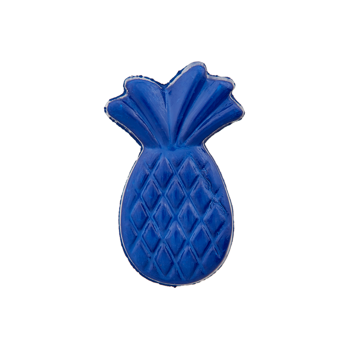 Пуговица из полиэстера, на ножке, «Ананас», 19 мм, цвет морской воды