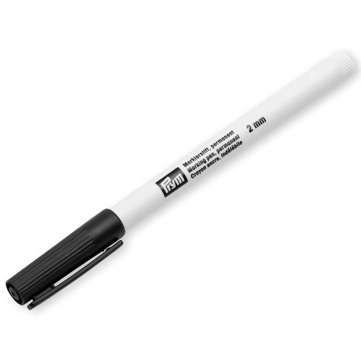 Markierstift, permanent, 2mm, schwarz