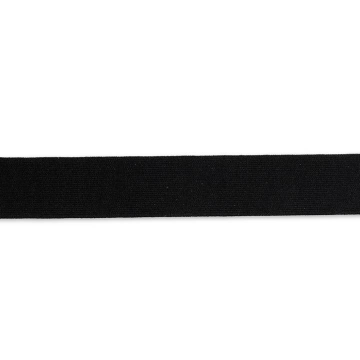 Elastic tape, strong, 30mm, black, 50m
