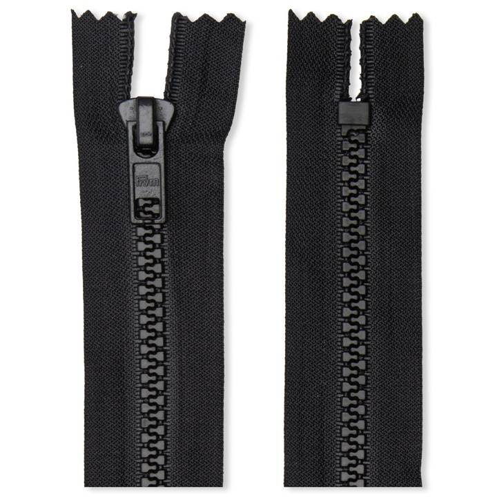 Zip fastener S5 in a film packaging, closed-end, 25cm, black