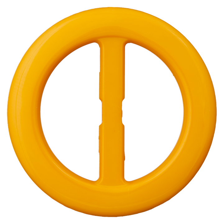 Пряжка-застежка из полиэстера, 35 мм, желтый цвет