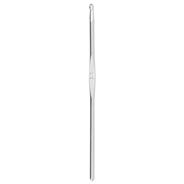 Wool crochet hooks without handle, 14cm, 3.50mm, silver