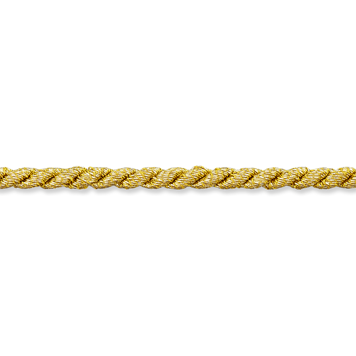 Brocade cord, 3mm, gold