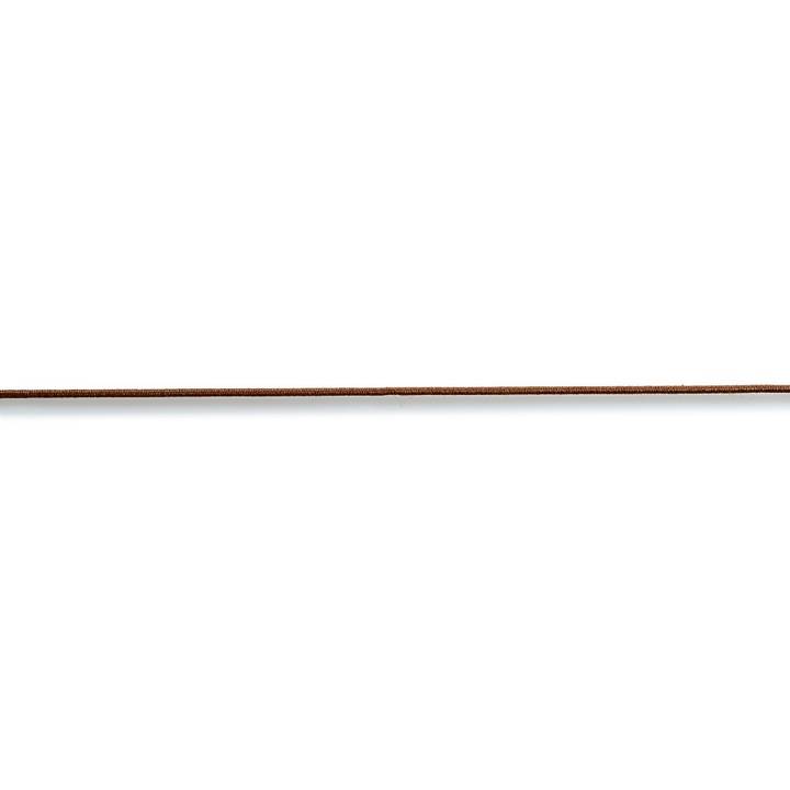 Elastic cord, 1.5mm, brown, 3m
