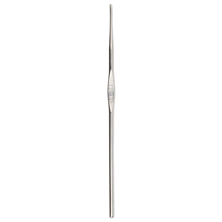 Crochet hook without handle, 1.00mm, silver-coloured