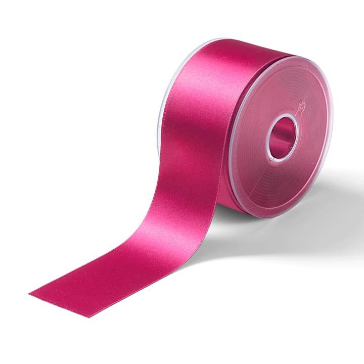 Satin ribbon, 50mm, pink