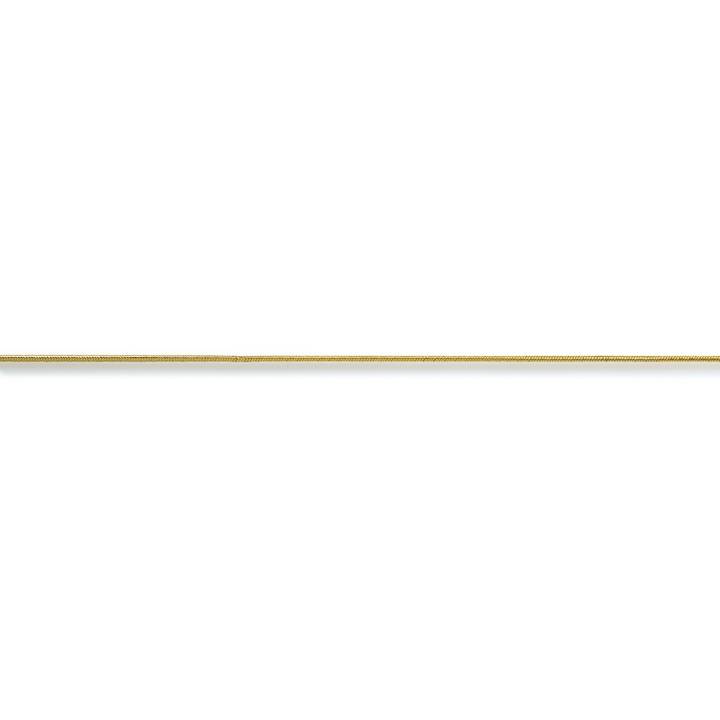 Эластичный шнур, 1,5мм, золотого цвета, 3м