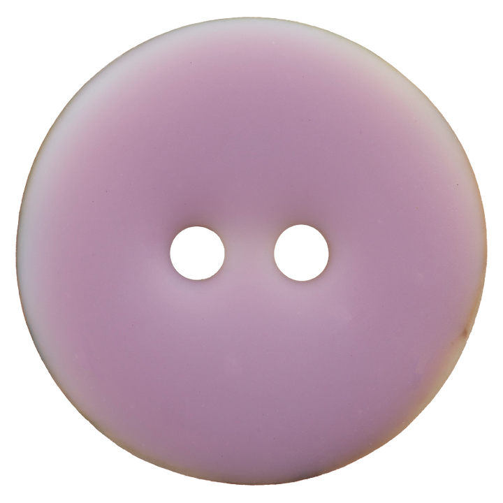 Shell/Poolester button 2-holes, 20mm, lilac