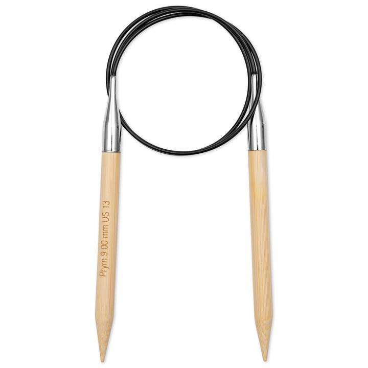 Aiguille à tricoter circulaire Bambou Prym 1530, 80cm, 9,00mm