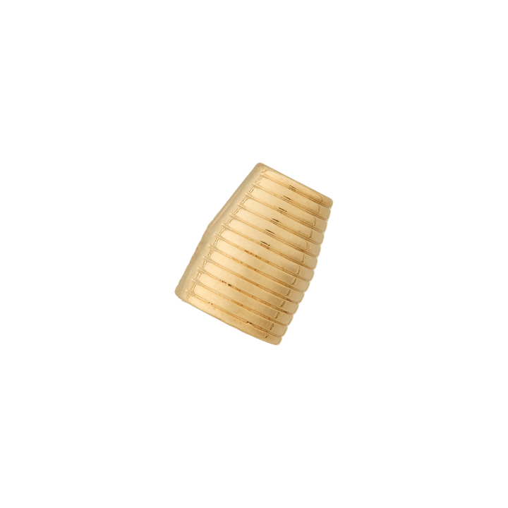 Cord end 14mm gold
