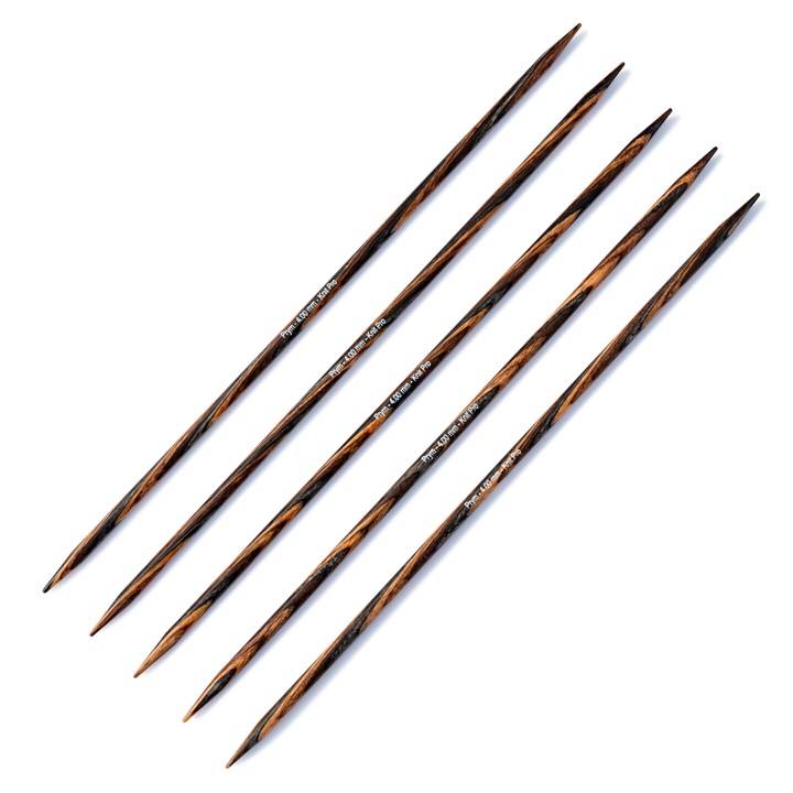 Double-pointed knitting needles, natural, 20cm, 4.00mm