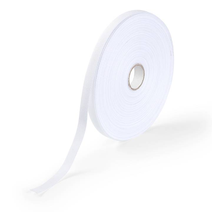 Baumwollband, extra stark, 15mm, weiß