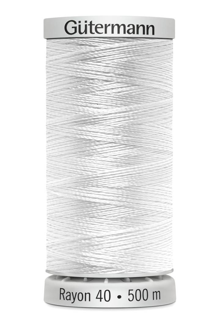 Rayon 40, machine embroidery thread, 500m