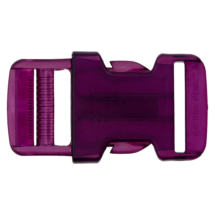 Backpack closure 25mm purple