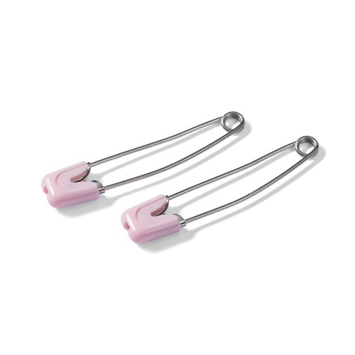 Nappy pins, 55mm, rose