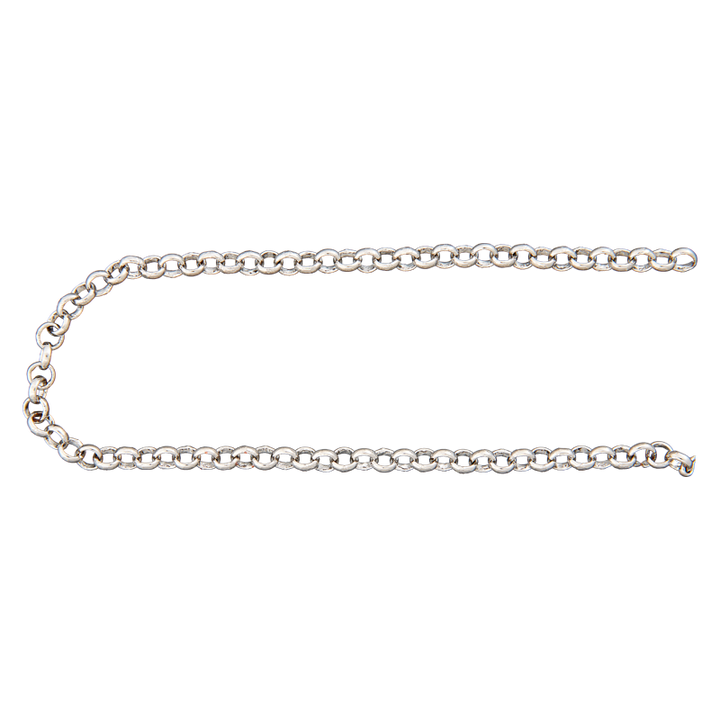 Pea chain endless 3mm silver