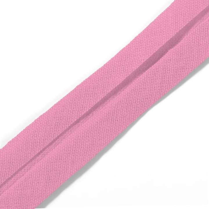 Schrägband, Baumwolle, 40/20mm, rosa, 3,5m