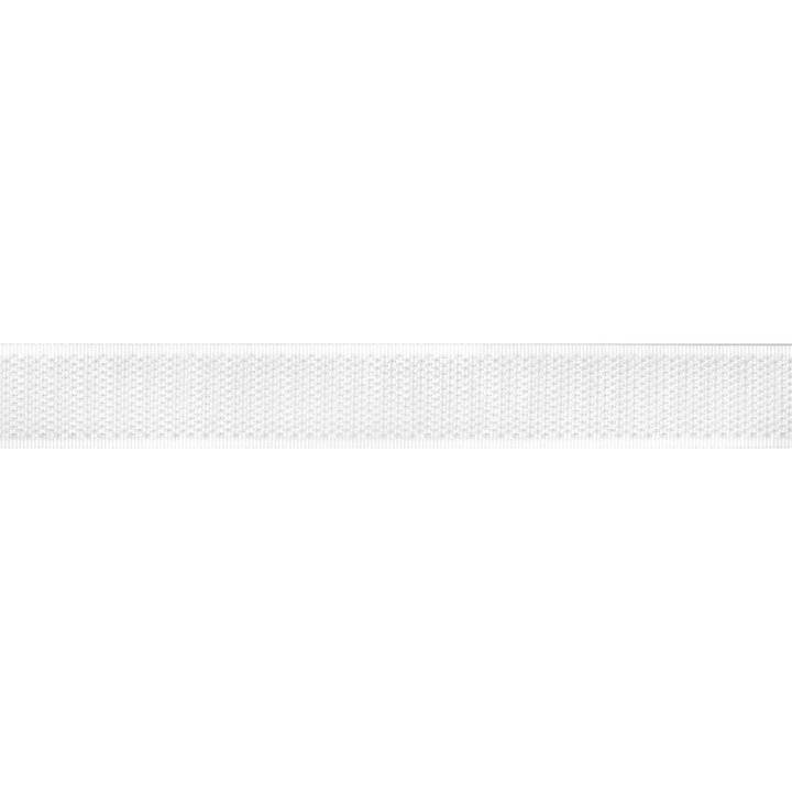 Hook tape, self-adhesive, 50mm, white