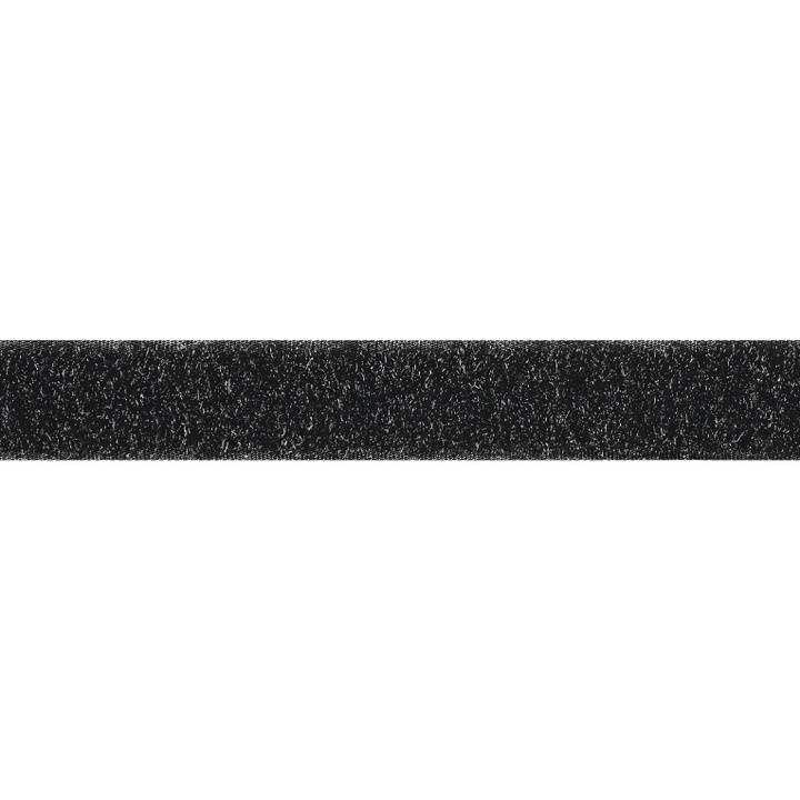 Loop tape, self-adhesive, 50mm, black