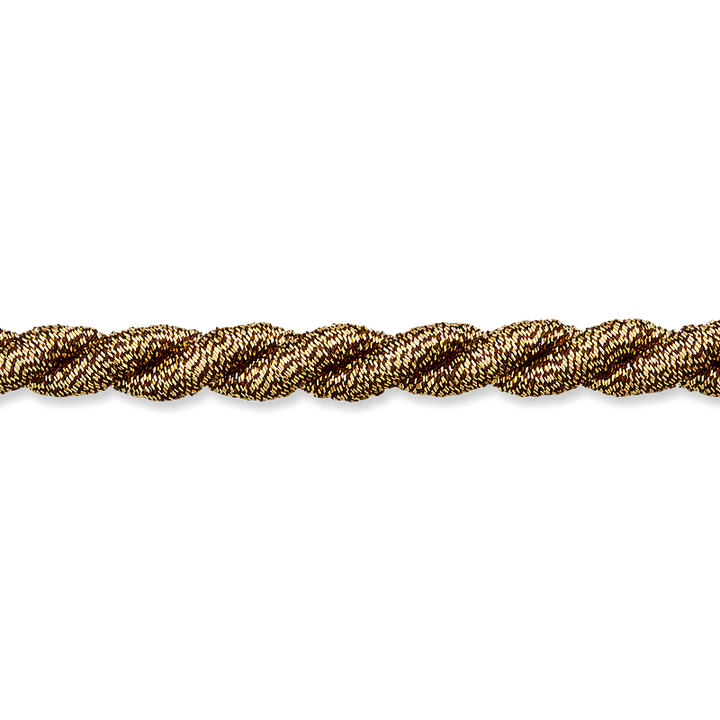 Brocade cord,6mm,antique gold