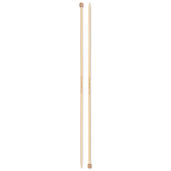 Single-pointed knitting needles Prym 1530, bamboo, 33cm, 4.00mm