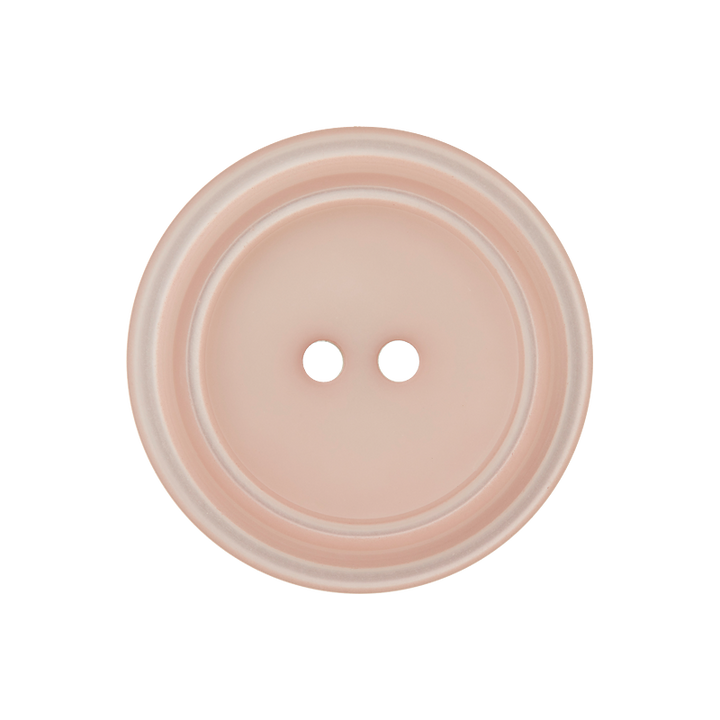 Пуговица из полиэстера, с 2 отверстиями, 20мм, розовый цвет
