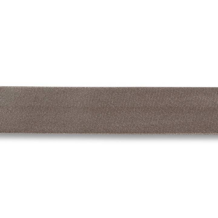Schrägband, Duchesse, 40/20mm, grau, 3,5m