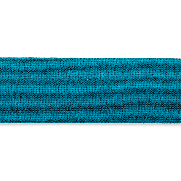 Лента-джерси, со сгибом, 20 мм, петролевый цвет