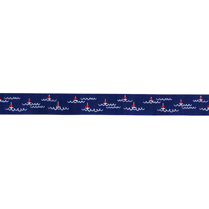 Braid Sailing Boat, 15mm, navy