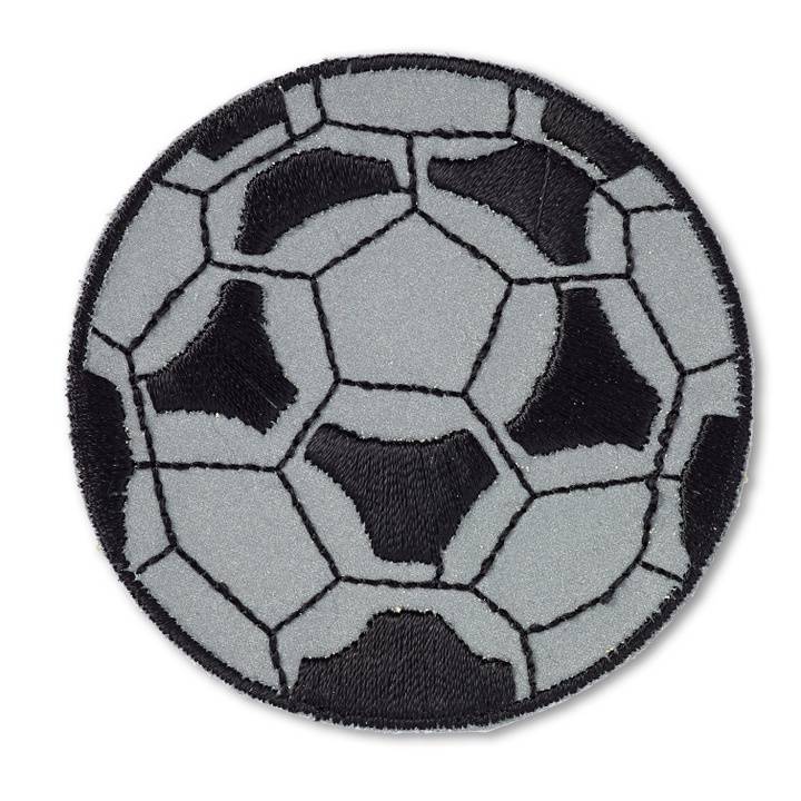 Applique football, self-adhesive and iron-on