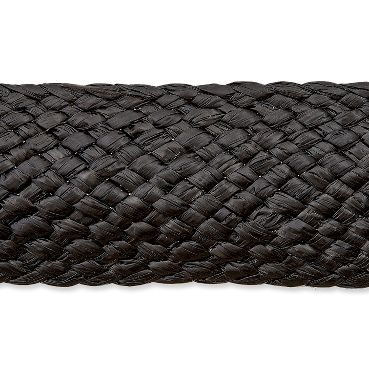 Belt strap plaidet, 30mm, black