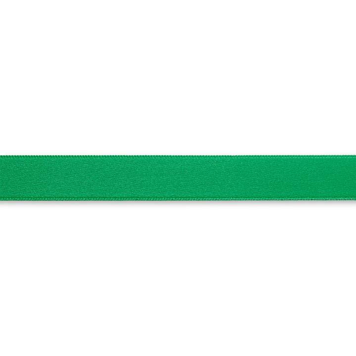 Satin ribbon, 15mm, green