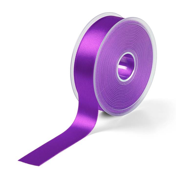 Satinband, 25mm, violett