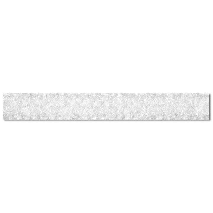Flauschband selbstklebend, 20mm, weiß