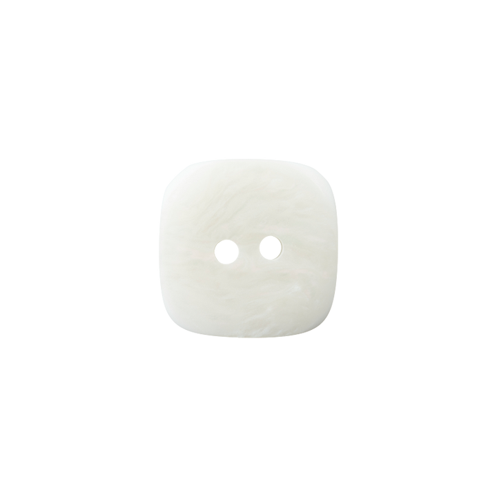 Polyester button ,2-holes, 20mm, white