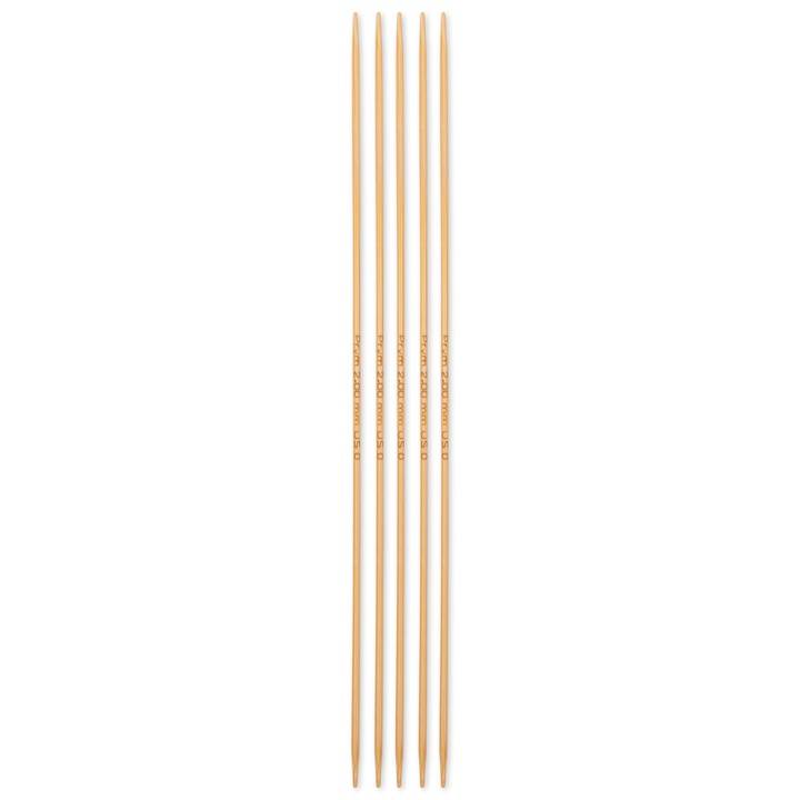 Double-pointed knitting needles Prym 1530, bamboo, 20cm, 2.00mm