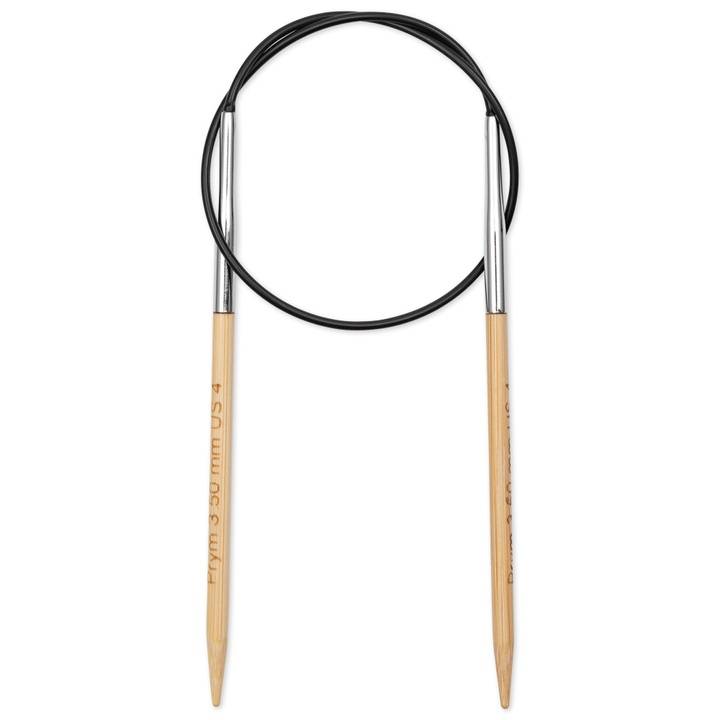 Aiguille à tricoter circulaire Bambou Prym 1530, 40cm, 3,50mm