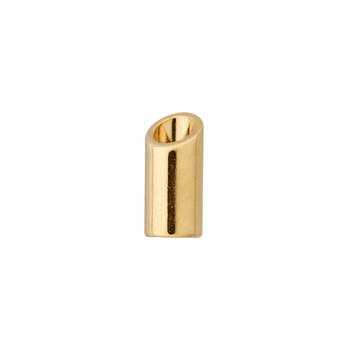 Cord end 15mm gold