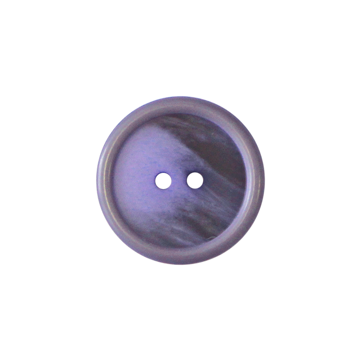 Polyester button 2-holes, 15mm, lilac