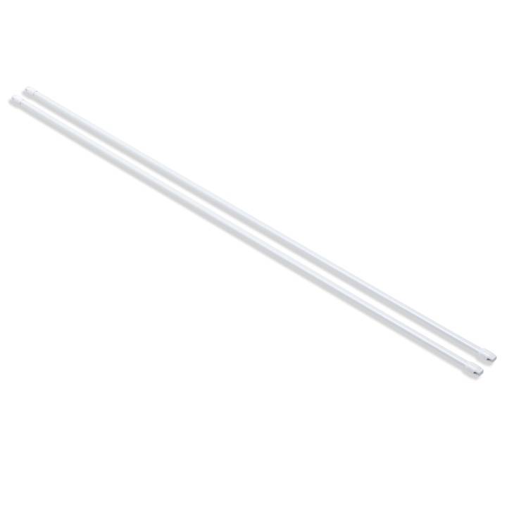 Curtain rods with screws, extendible, 60-90cm