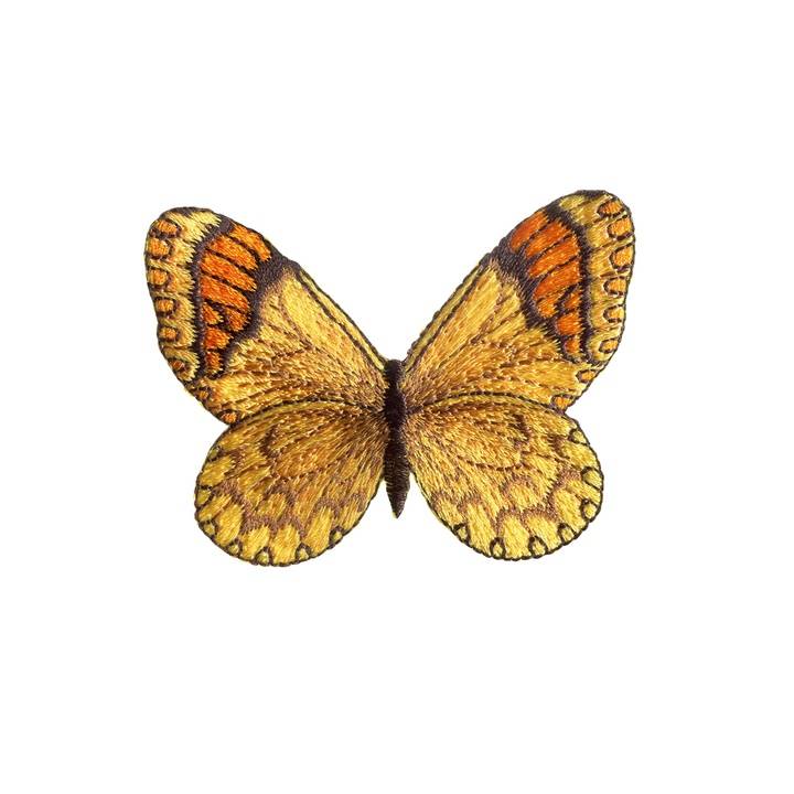 Applikation Schmetterling, gelb