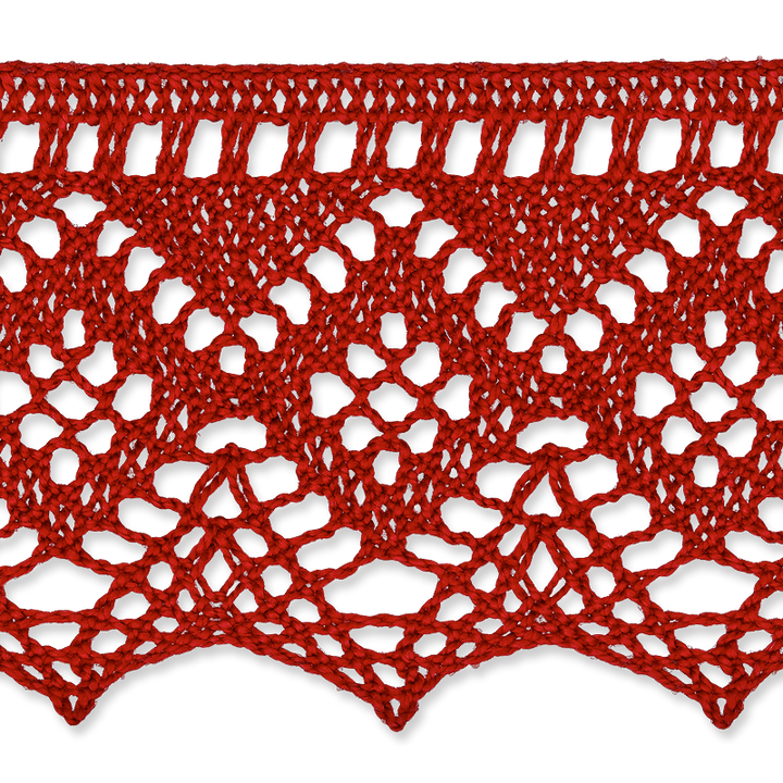 Cluny lace 43mm red