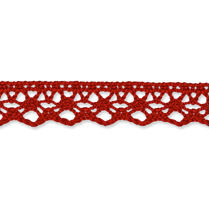 Cluny lace 13mm red
