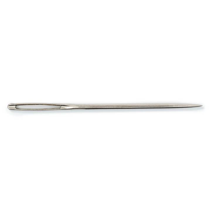 Embroidery needles with point, No. 18, 1.20 x 50mm, silver eye