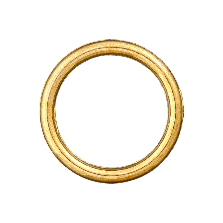 Кольцо металлическое, 15 мм, золотистый цвет